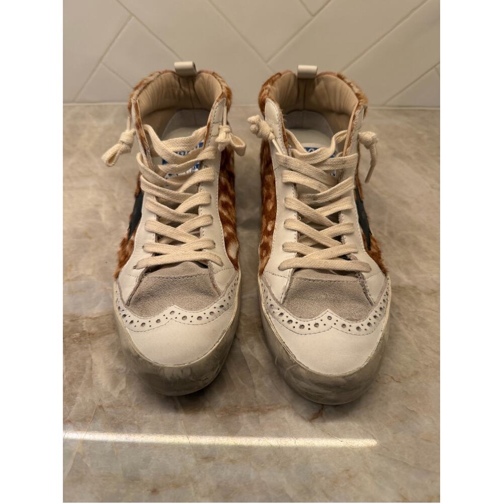 Golden Goose Midstar Classic Leopard Hazelnut Leo / White / Ice 39 - Picture 3 of 10